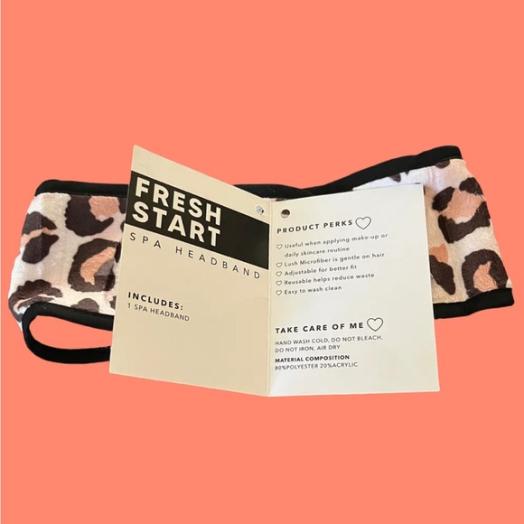 SIMPLE SATCH Spa Headband In Leopard NWT - Picture 3 of 5